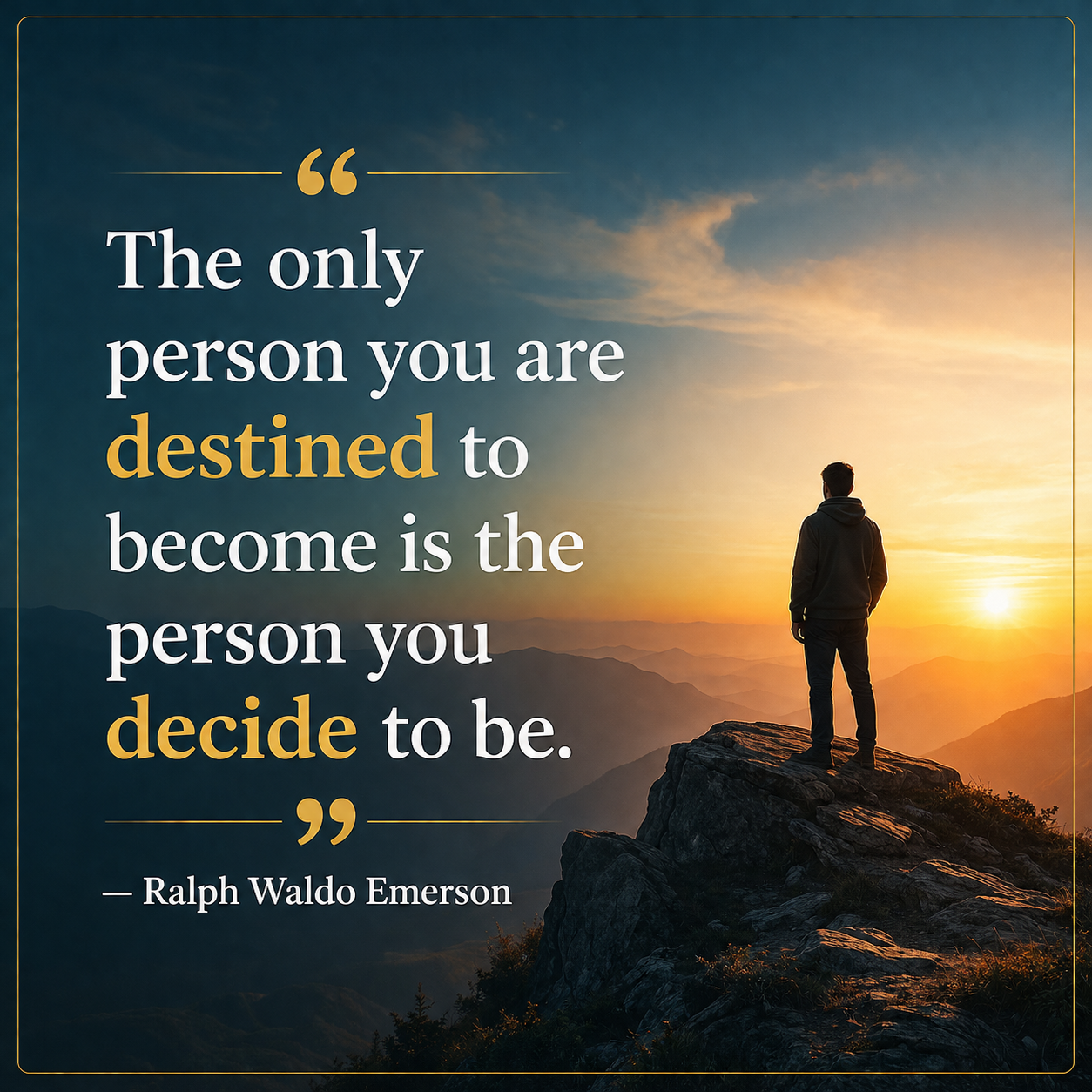 Why the life you build begins with the decisions you make